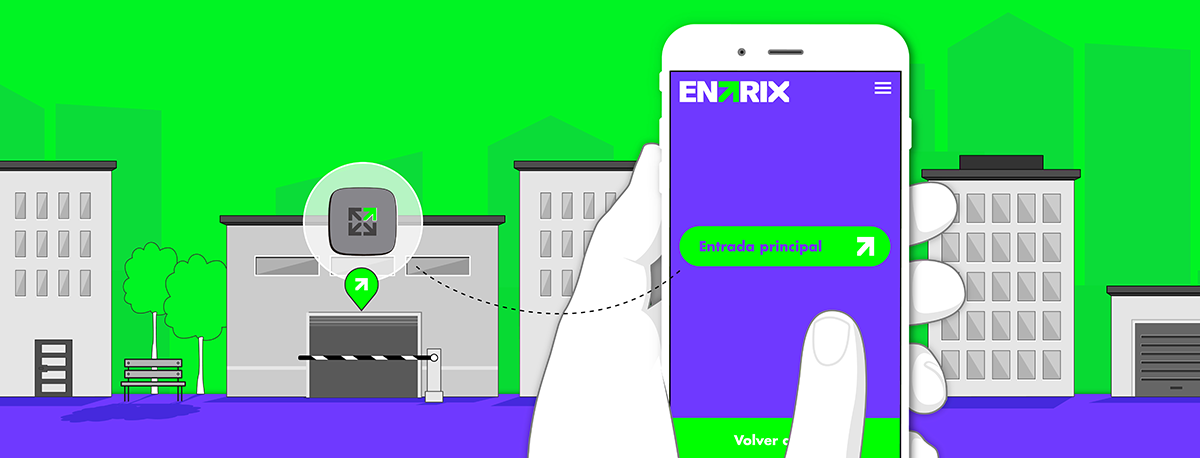 Control de acceso móvil mediante Bluetooth con ENTRIX