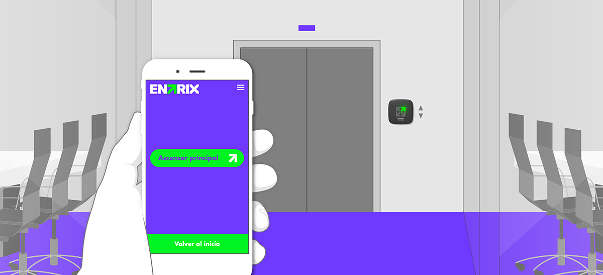 Control de acceso a ascensores privados